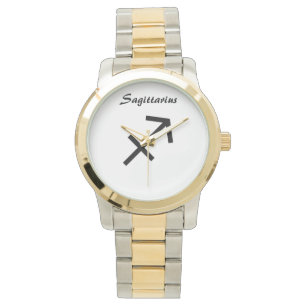 Sagittarius Zeichen des Zodiaks. Ladys Watches. Armbanduhr