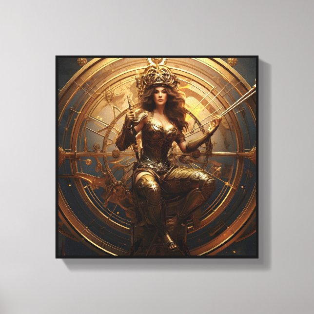 Sagittarius Zodiac Art Canvas  Leinwanddruck (Vorderseite)