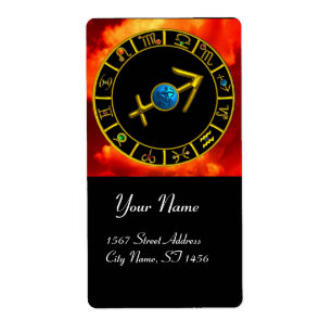 SAGITTARIUS ZODIAC BIRTHDAY JEWEL Astrologie Chart