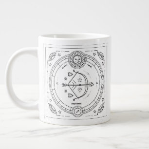 Sagittarius Zodiac Custom Geburtstags-Tasse Jumbo-Tasse
