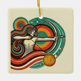 Sagittarius Zodiac Holiday Ornament Personalisiert