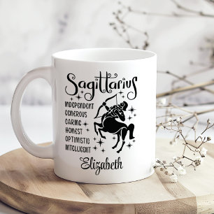 Sagittarius Zodiac Horoscope Individuelle Name Kaffeetasse