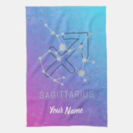 Sagittarius Zodiac Horoscope Star Constellation Geschirrtuch