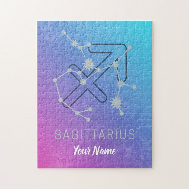 Sagittarius Zodiac Horoscope Star Constellation Puzzle (Vertikal)