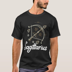 Sagittarius Zodiac Horoskop Astrologie Der Bogensc T-Shirt