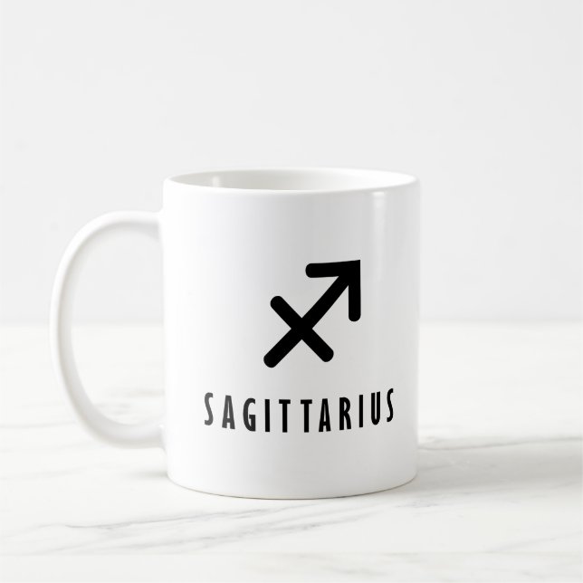 Sagittarius zodiac kaffeetasse (Links)