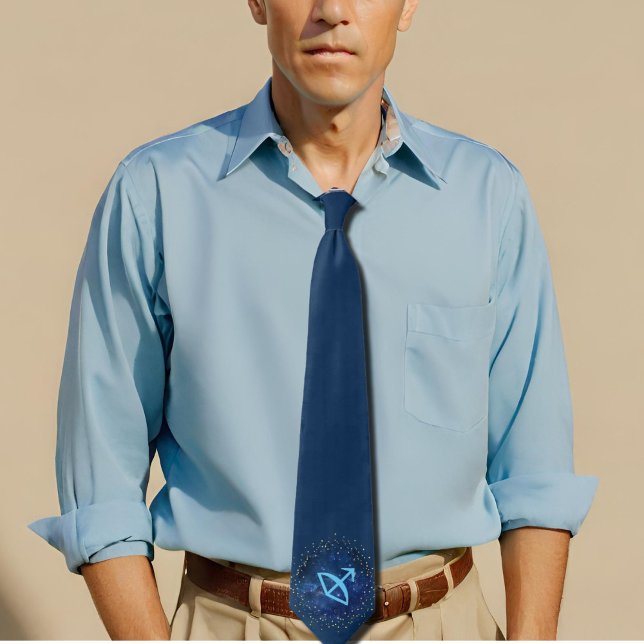 Sagittarius zodiac mit Sternen Krawatte (Von Creator hochgeladen)