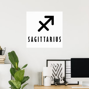 Sagittarius zodiac poster