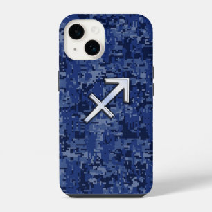 Sagittarius Zodiac Sign auf Camouflage der Marine iPhone 14 Hülle