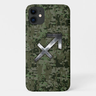 Sagittarius Zodiac Sign auf Woodland Camouflage Case-Mate iPhone Hülle