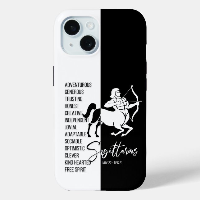 Sagittarius Zodiac Sign Case-Mate iPhone Hülle (Rückseite)
