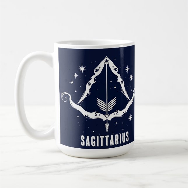 Sagittarius Zodiac Sign Kaffeetasse (Links)