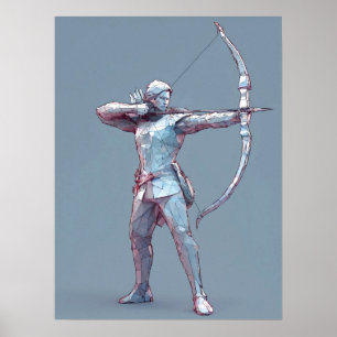 Sagittarius Zodiac Sign Poster