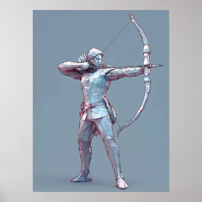 Sagittarius Zodiac Sign Poster (Vorne)