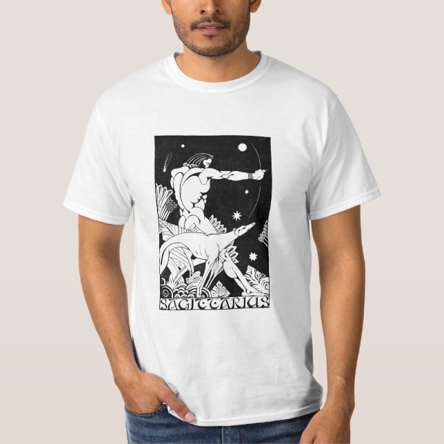 Sagittarius Zodiac Sign T-Shirt (Vorderseite)