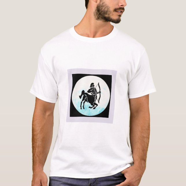 Sagittarius Zodiac Sign T-Shirt (Vorderseite)