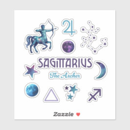 Sagittarius Zodiac Sticker Collection