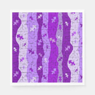 Sagittarius Zodiac Streifen Serviette