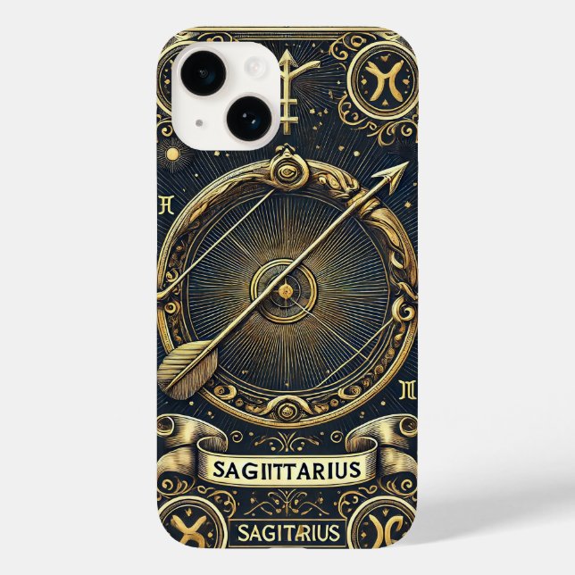 Sagittarius Zodiac Symbol Case-Mate iPhone Hülle (Rückseite)