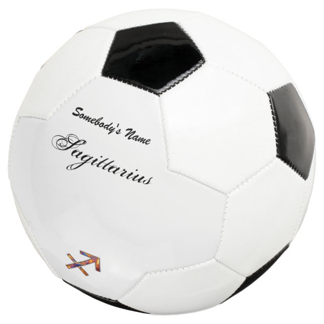 Sagittarius Zodiac Symbol Element von K Yoncich Fußball (Dreiviertel)