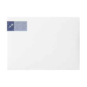 Sagittarius Zodiac Symbol NavyDigital Camouflage