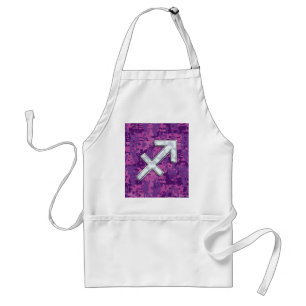 Sagittarius Zodiac Symbol Pink Digital Camouflage Schürze