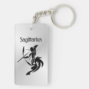Sagittarius Zodiac Symbol und Zeichen Schlüsselanhänger