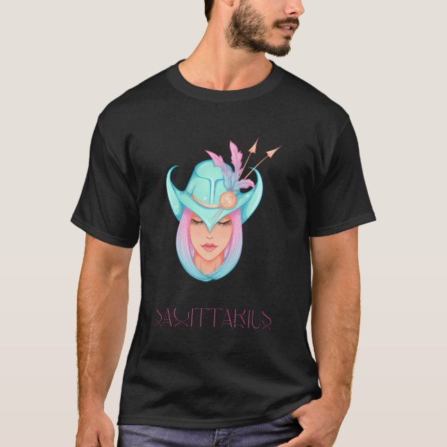 Sagittarius Zodiac T-Shirt (Vorderseite)
