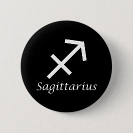 'Sagittarius' Zodiac-Zeichen Button