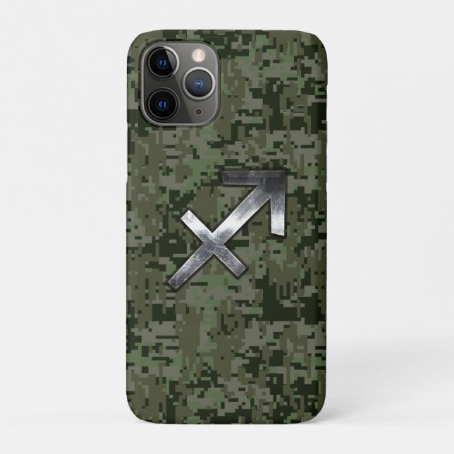 Sagittarius Zodiac-Zeichen für die Camouflage Oliv Case-Mate iPhone Hülle (Rückseite)