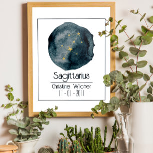 Sagittarius Zodiac-Zeichen: Individuelle Name & Ge Poster