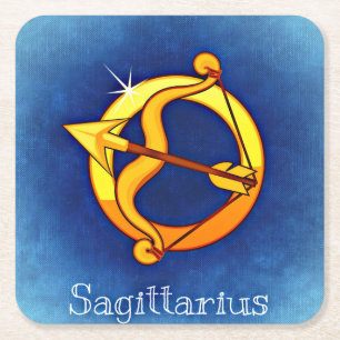 Sagittarius zodiale Untersetzer