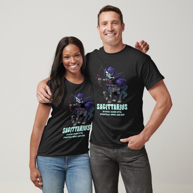Sagittarius Zombie T-Shirt (Unisex)
