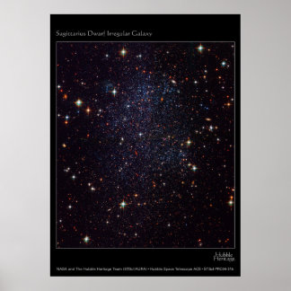 SagittariusZwergUnregelmäßige Galaxie-20 Poster