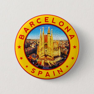 Sagrada Familia Barcelona Button