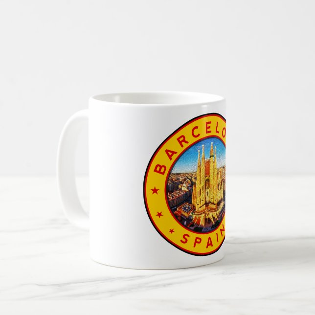 Sagrada Familia Barcelona Kaffeetasse (Vorderseite Links)