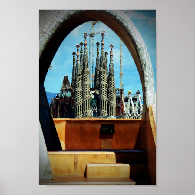 Sagrada Familia Barcelona Katalonien Spanien Poster (Vorne)