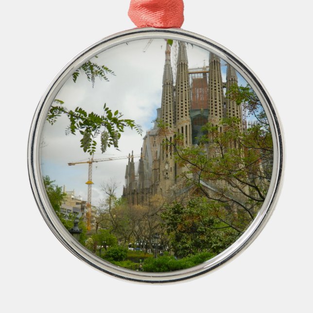 Sagrada Família, Barcelona Silbernes Ornament (Vorne)