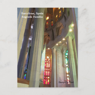 Sagrada Familia Barcelona Spanien Postkarte