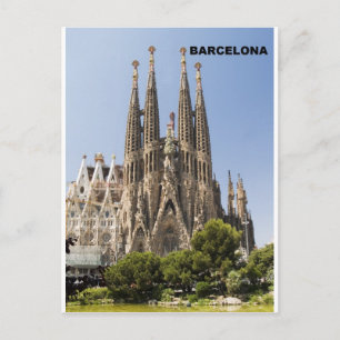 SAGRADA FAMILIA BARCELONA SPANIEN (St.K. Postkarte
