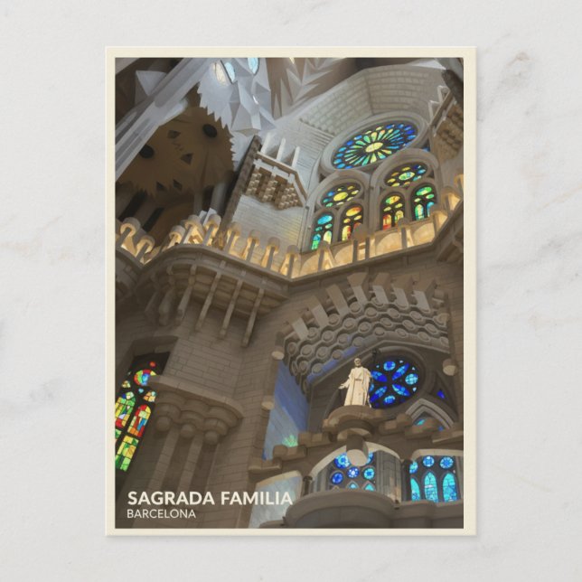 Sagrada Familia Cathedral  Postkarte (Vorderseite)