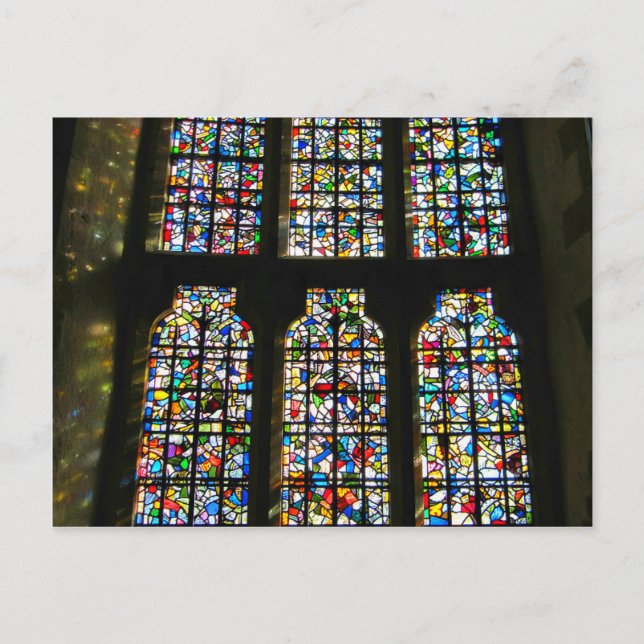 Sagrada Familia Galaxie Barcelona Fotografie Postkarte (Vorderseite)
