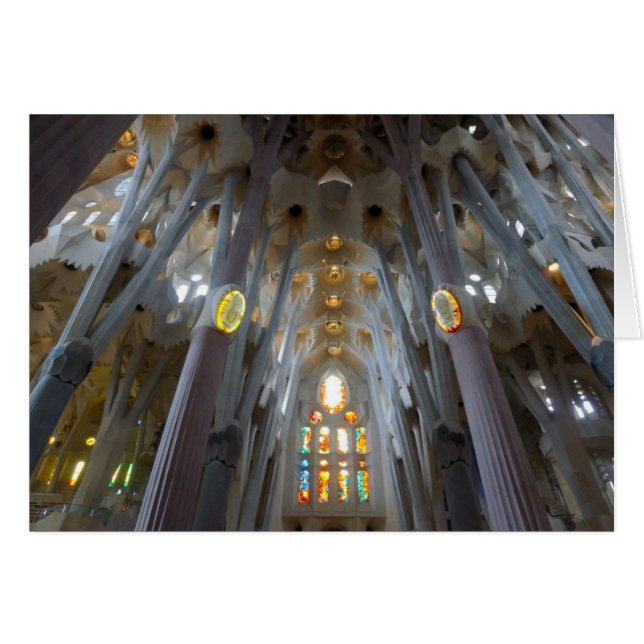 Sagrada Familia. Innenseite (Vorderseite (Horizontal))