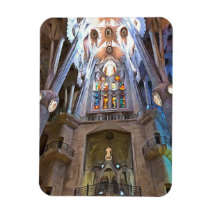 Sagrada Familia. Innenseite. Ansicht 25. Magnet