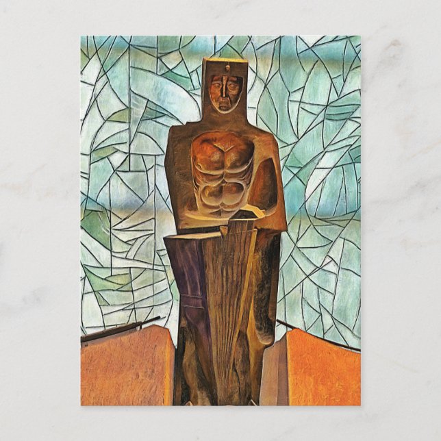 Sagrada Familia. Innenseite. Ansicht 5. Postkarte (Vorderseite)