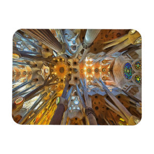 Sagrada Familia. Inneres. Ansicht 20. Magnet