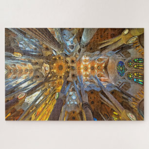 Sagrada Familia. Inneres. Ansicht 20. Puzzle