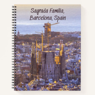 Sagrada Familia Katholische Kirche, Barcelona, Spa Notizbuch