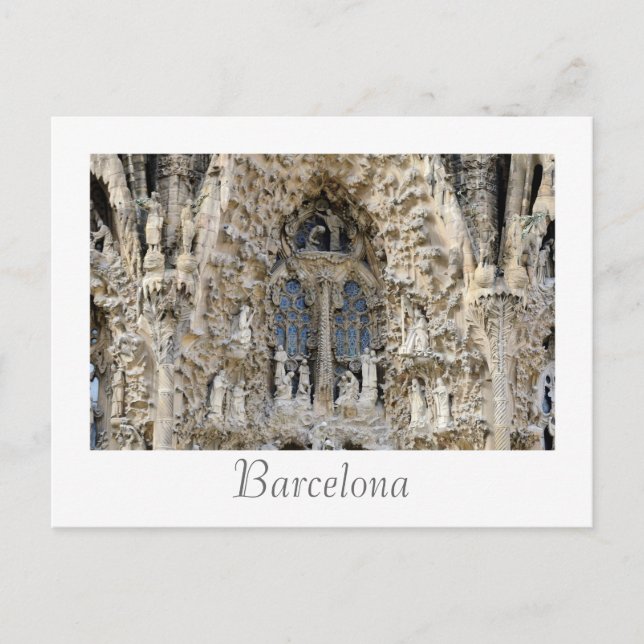 Sagrada Familia. Krippe. Postkarte (Vorderseite)