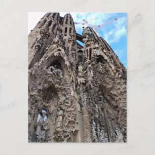 Sagrada Familia, Krippenfassade - Barcelona Foto Postkarte
